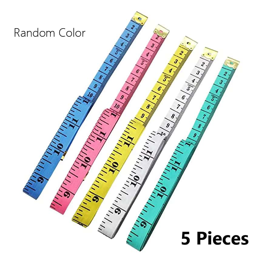 Sewing Gauge Ruler - 1/5/10 unidades, cinta métrica flexible de