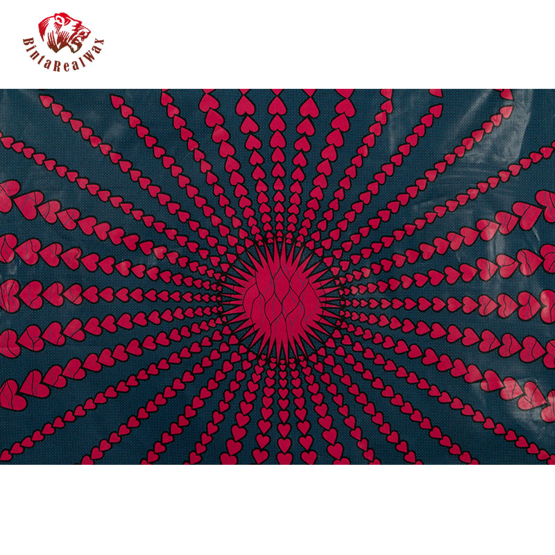 BintaRealWax-tela de Ankara ri - Sewing Batik Fabric reseña y precio
