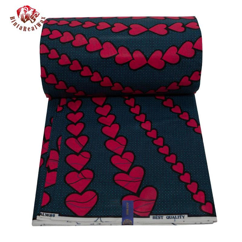 BintaRealWax-tela de Ankara ri - Sewing Batik Fabric reseña y precio