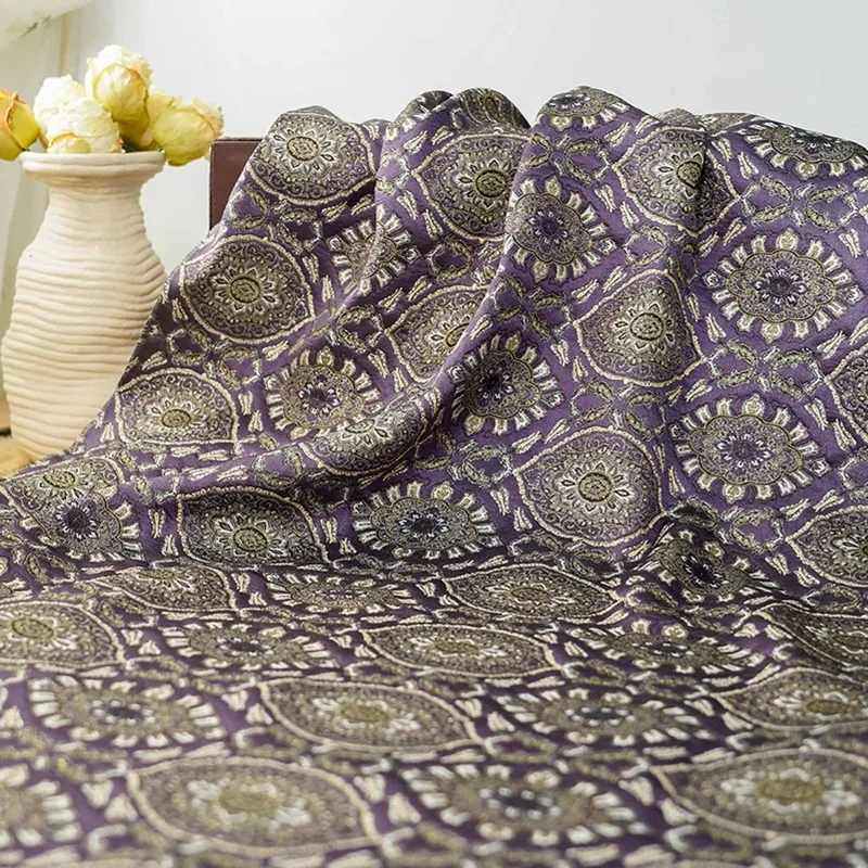 Tela de brocado jacquard con h - Sewing Thread In Textile reseña y precio