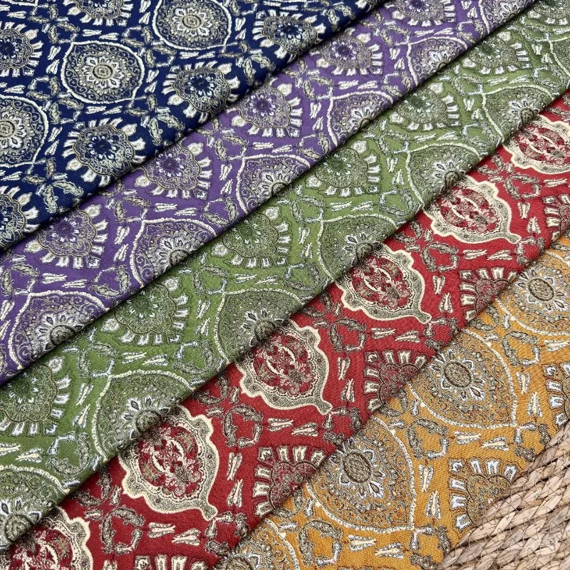 Tela de brocado jacquard con h - Sewing Thread In Textile reseña y precio