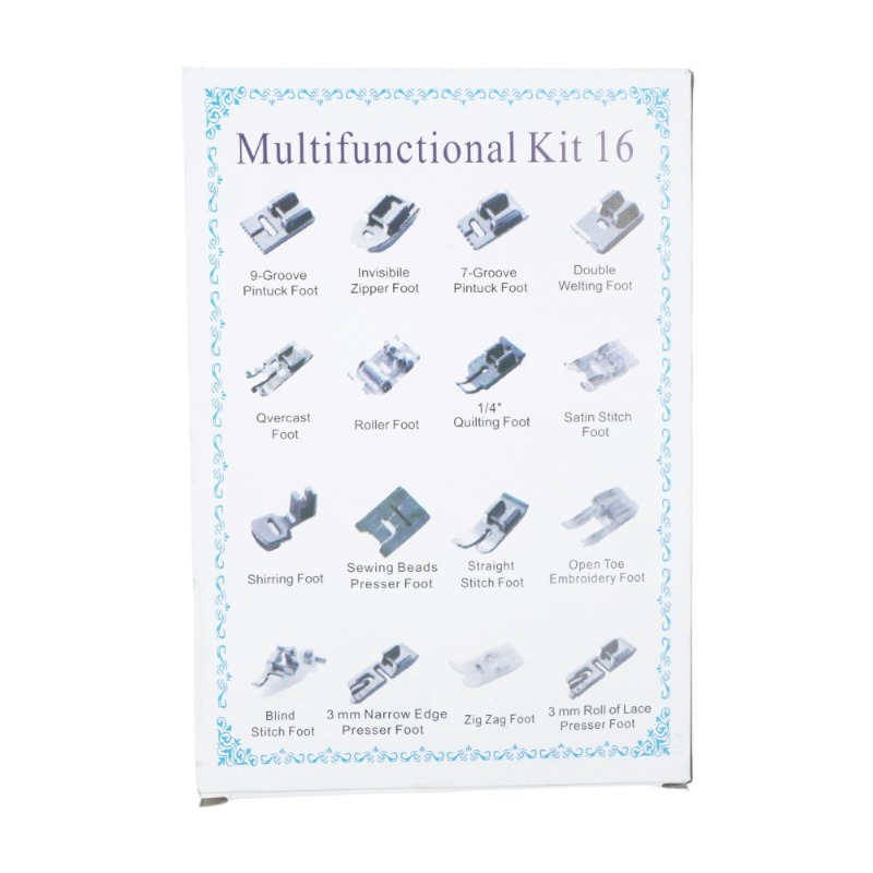 Kit de 16 Pieses Universales p - Textile Sewing Machine reseña y precio