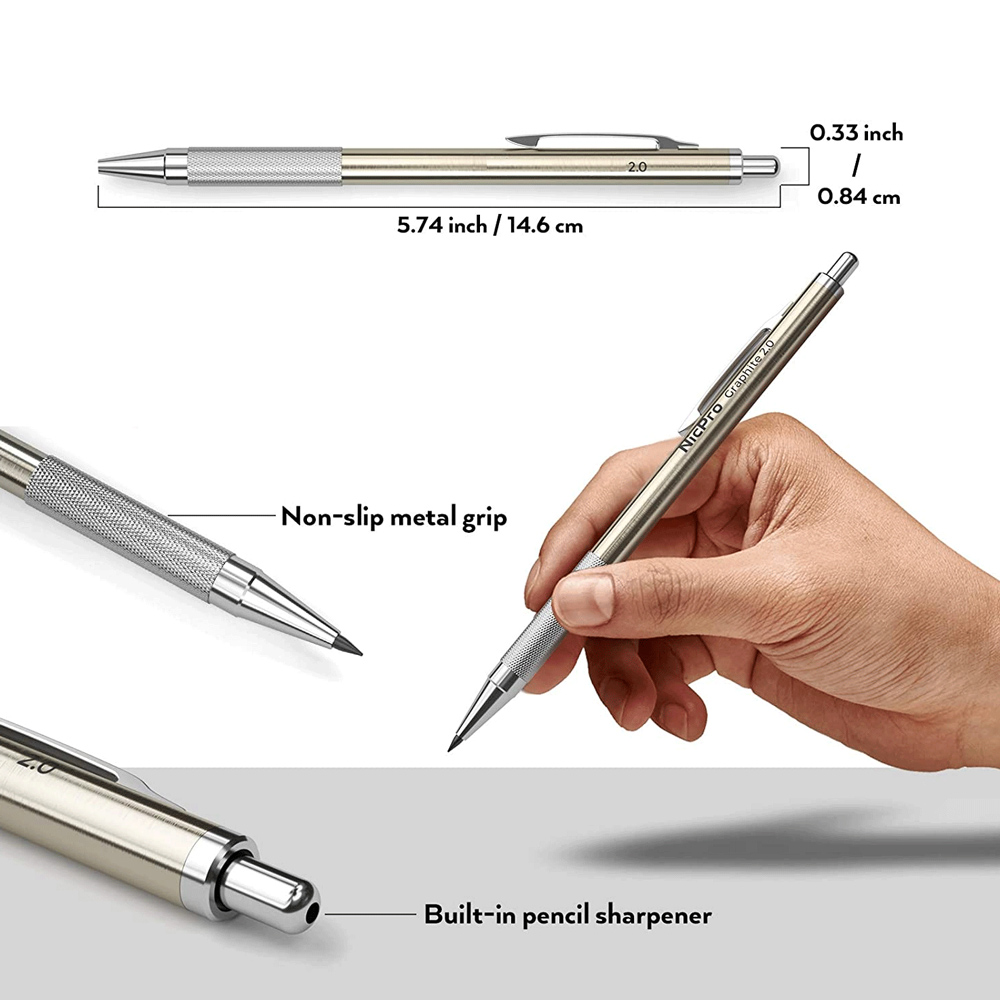 Lápices Mecánicos 2B de 2.0 mm - Staedtler Pencil Lumocolor reseña y precio